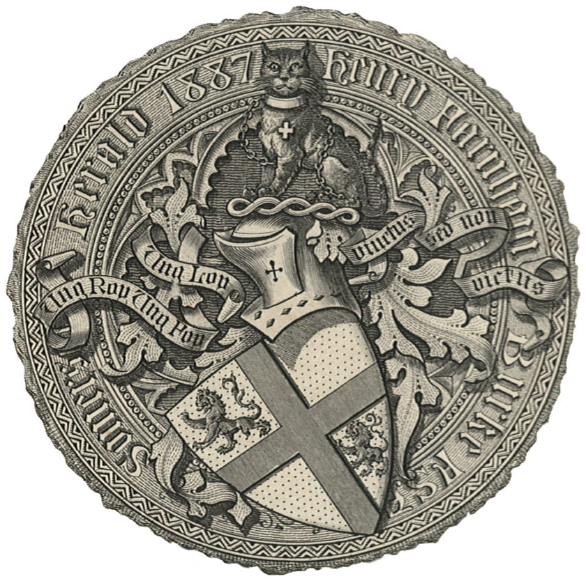 Badge of Sir Henry Farnham Burke as Somerset Herald 1887–1911